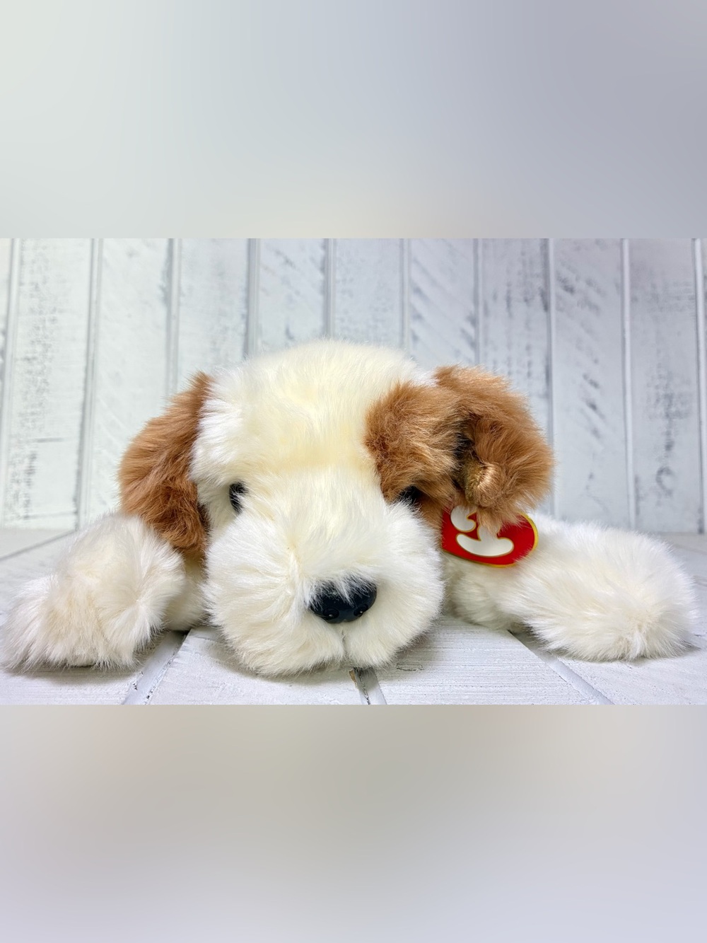 Ty Beanie Baby Classics Baby Patches Dog Cute Soft Plush Toy Collectible 1998